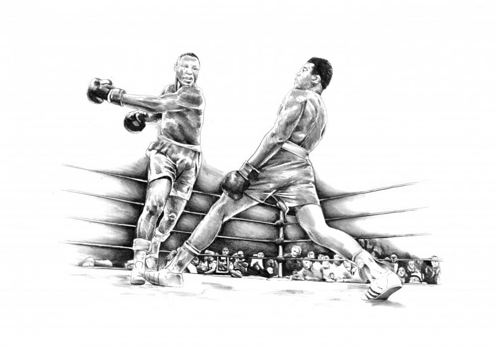 Dynamic Boxing Punch by Kulik — canvas wall art