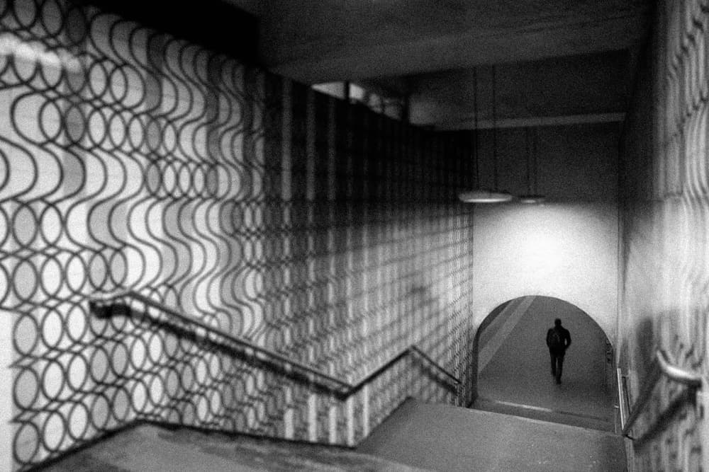 Solitary Subway Walk by Fernando Silveira — canvas wall art