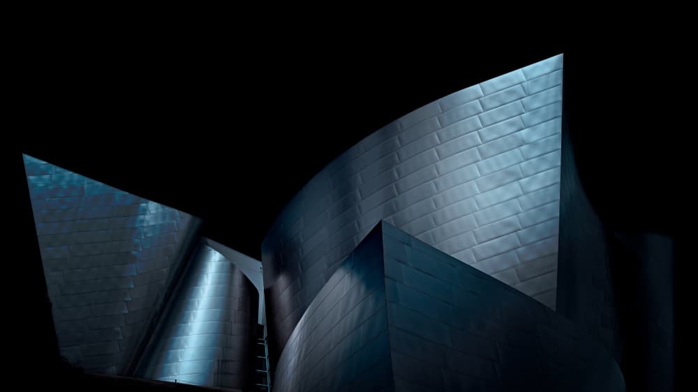 Modern Architectural Curves by Zhijian Wu — canvas wall art
