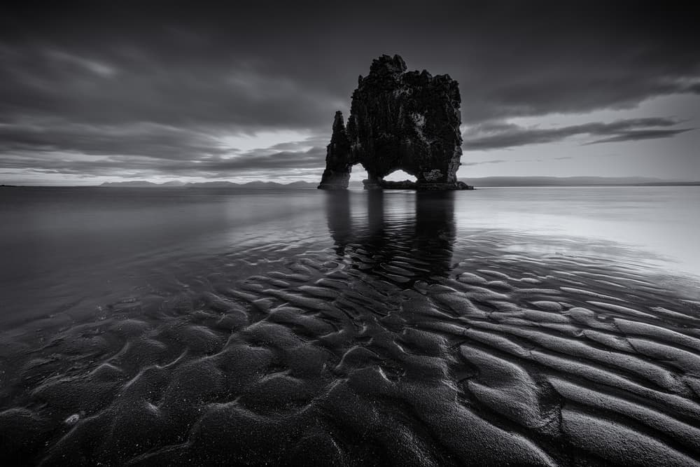 Dramatic Sea Stack by Sunny Ding — canvas wall art