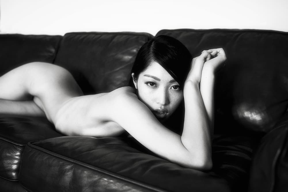 A naked girl by Naoya Nakagawa — canvas wall art