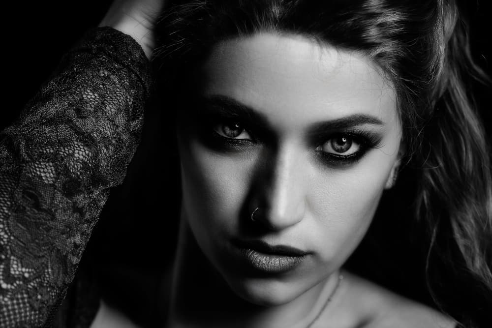 Intense Gaze Portrait by Carlo Joseph — canvas wall art