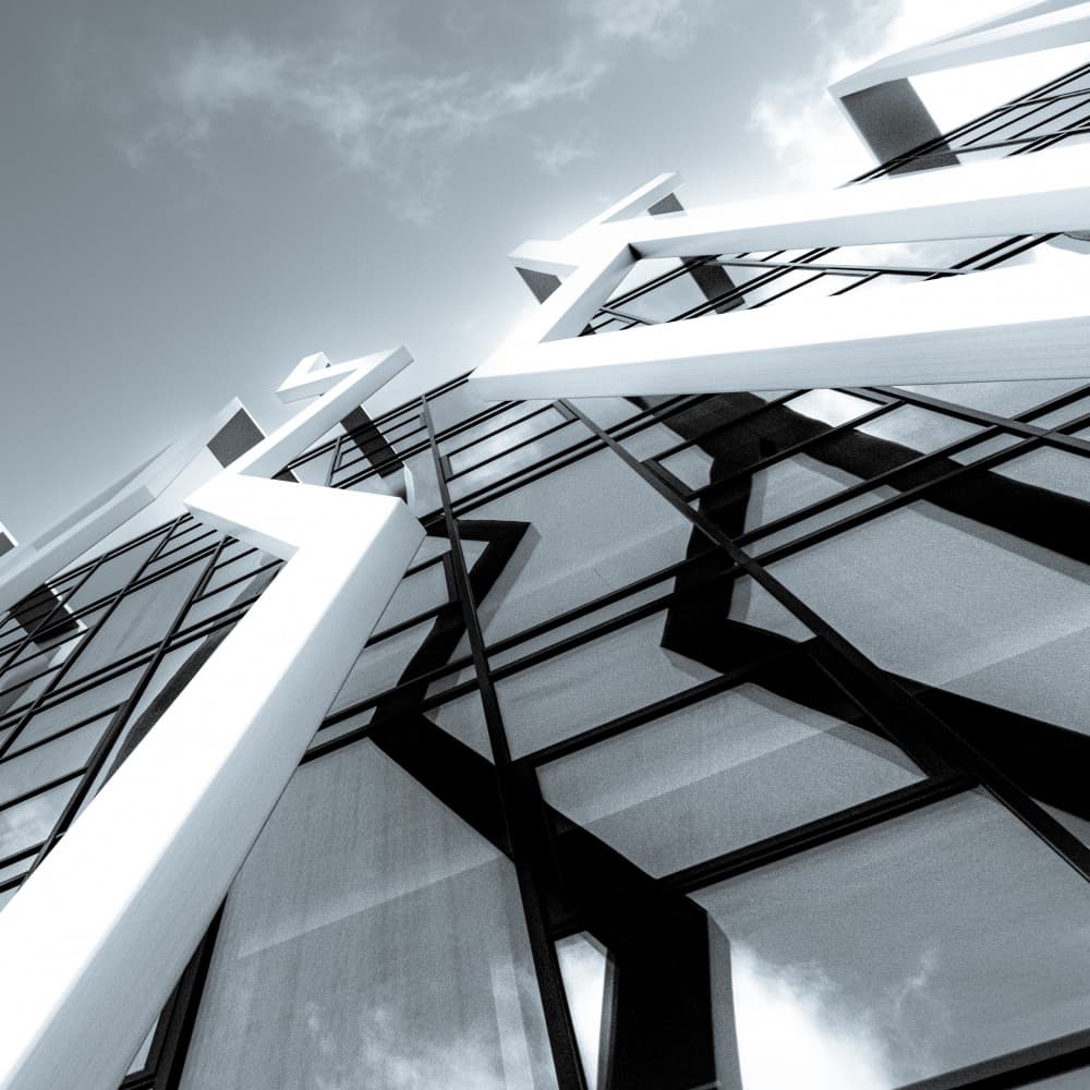 Modern Architectural Geometry by Stephan Rückert — canvas wall art