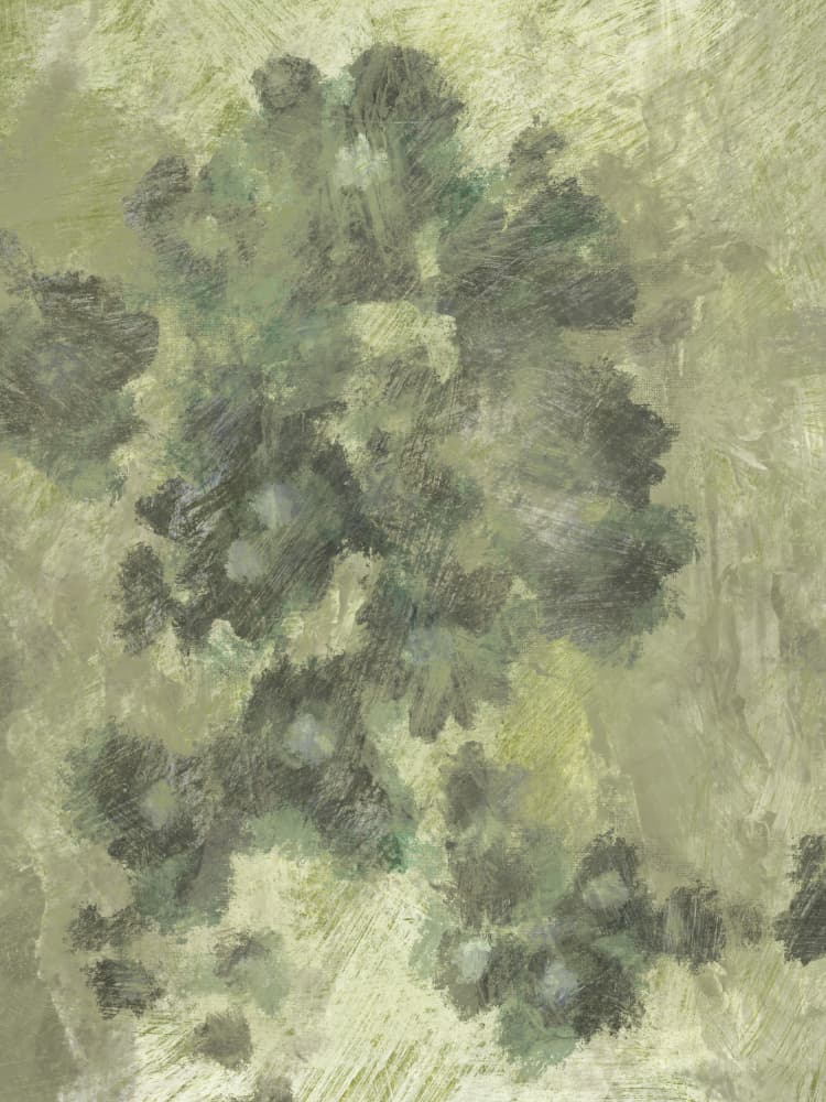 Misty Flowers 2 by Dan Hobday — canvas wall art