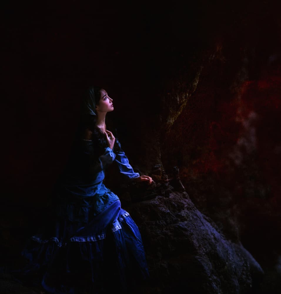 Dark Fantasy Woman by Rae Zhang — canvas wall art