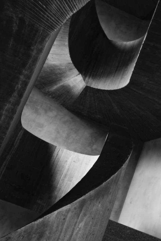 Abstract Concrete Flow by Holger Droste — canvas wall art
