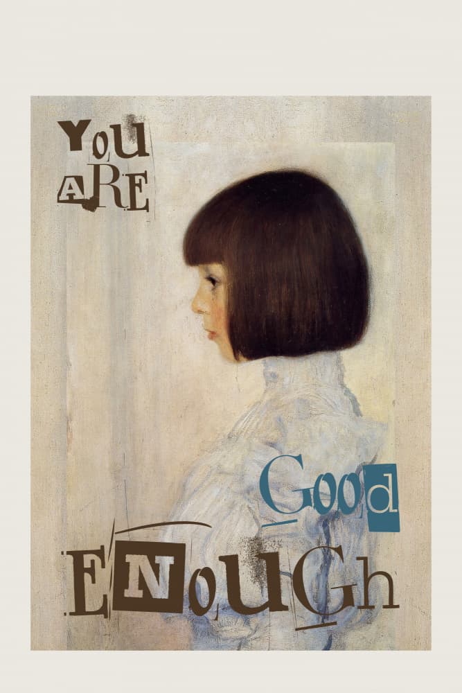 Good Enough Young Girl by The Art Concept — canvas wall art