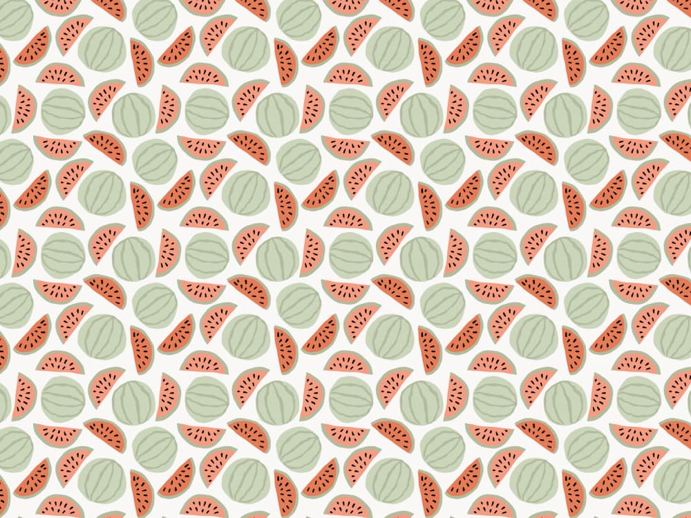 Melon Medley by Treechild — canvas wall art