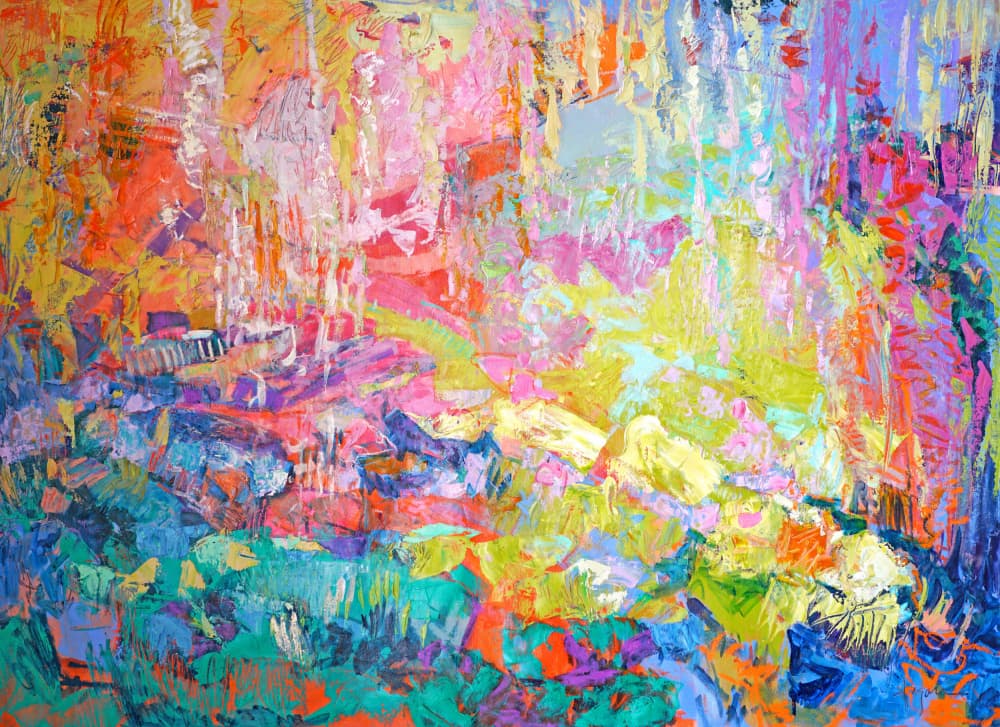 A Symphony of Colorful Harmony by Dorothy Fagan — canvas wall art