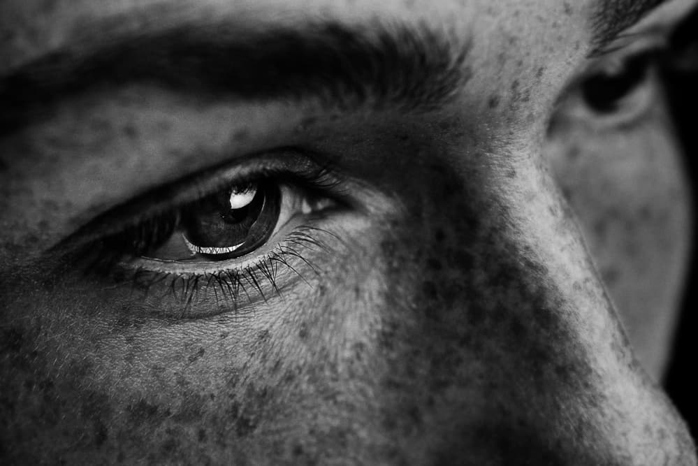 Intense Human Gaze by Martin Krystynek MQEP — canvas wall art