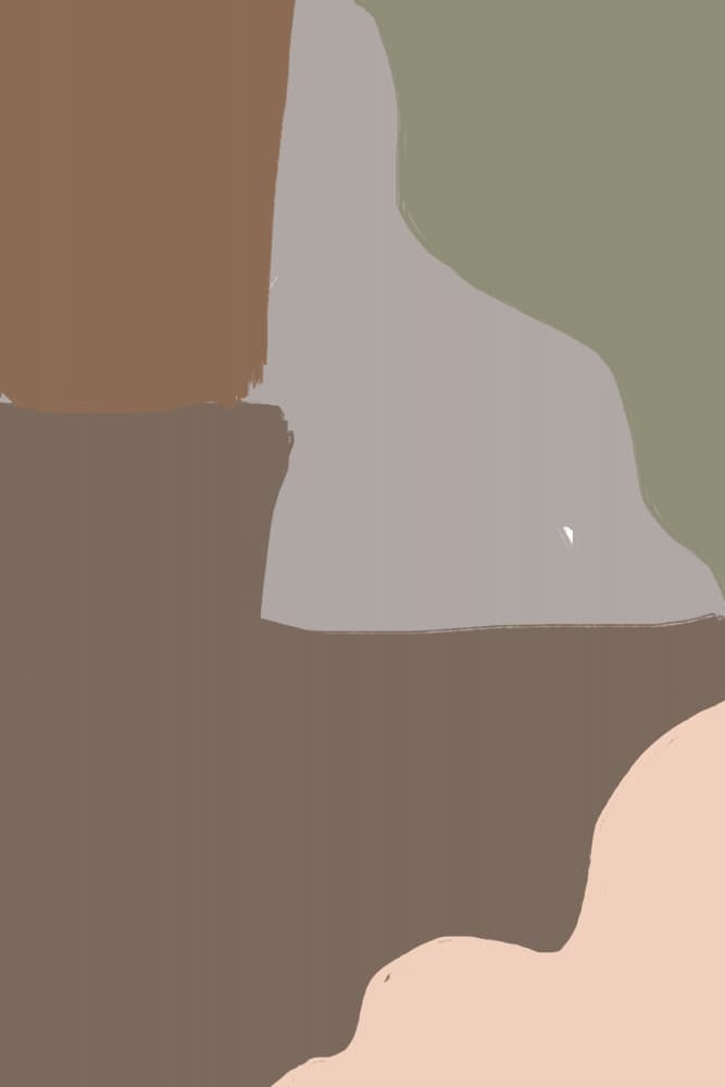 Muted Organic Forms by Nilesh Kulkarni — canvas wall art