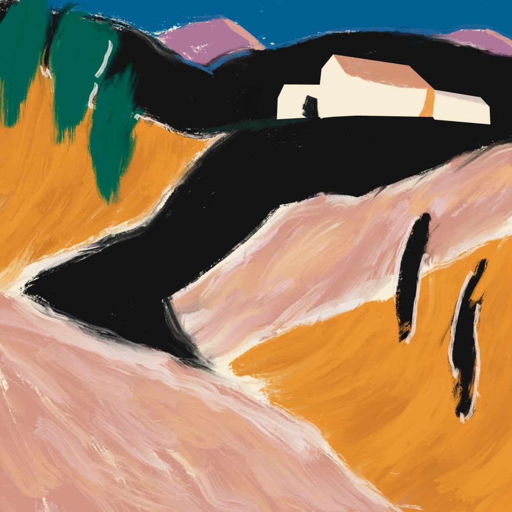 Tuscan Twilight Scene by Little Dean — canvas wall art