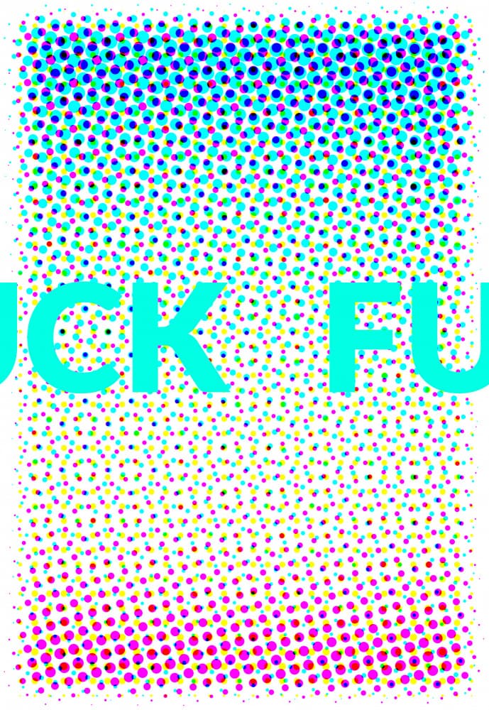 Fuck by Shot by Clint — canvas wall art