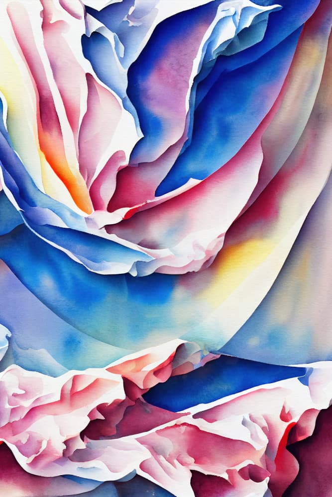 Vibrant Abstract Flow by Mauro — canvas wall art