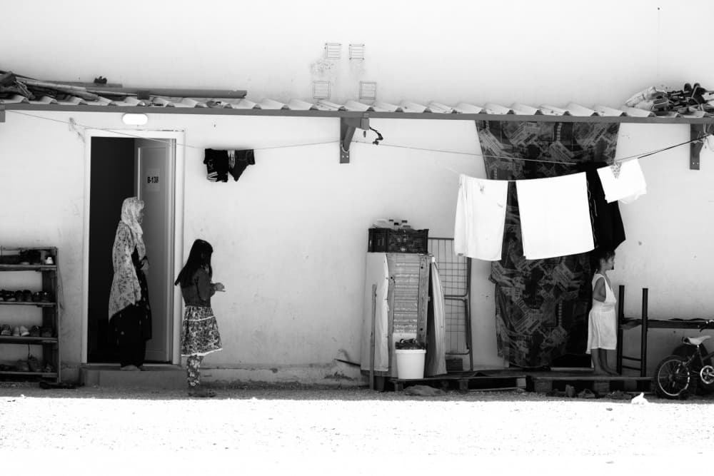 Everyday Life Outside by George Koulouridis — canvas wall art