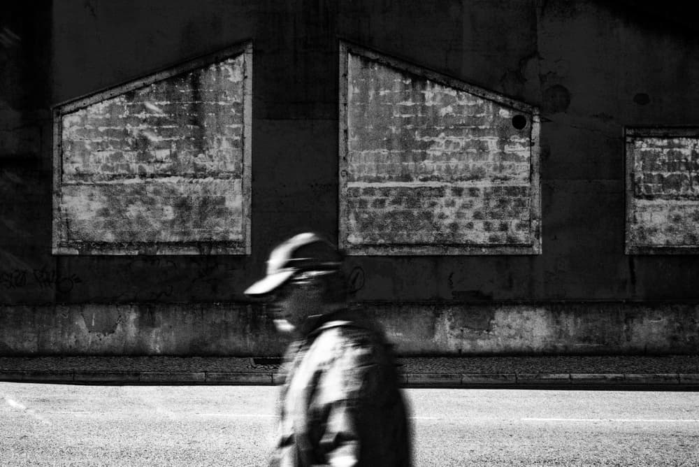 Urban Motion Figure by Paulo Abrantes — canvas wall art