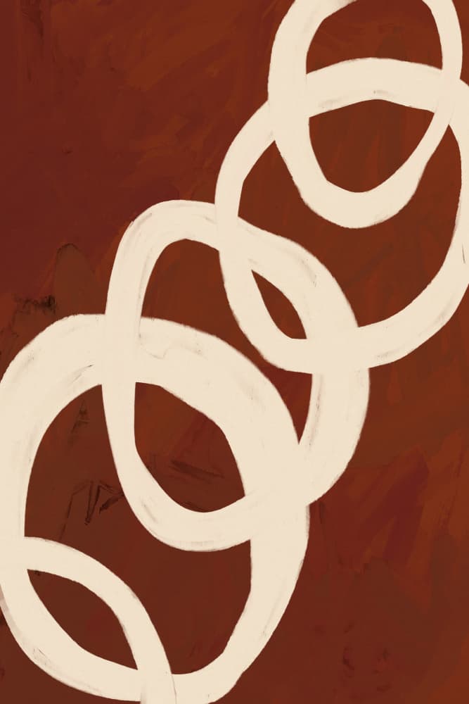 Entwined Whirls by Treechild — canvas wall art