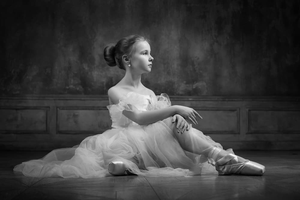 Dreaming Ballerina by Victoria Glinka — canvas wall art