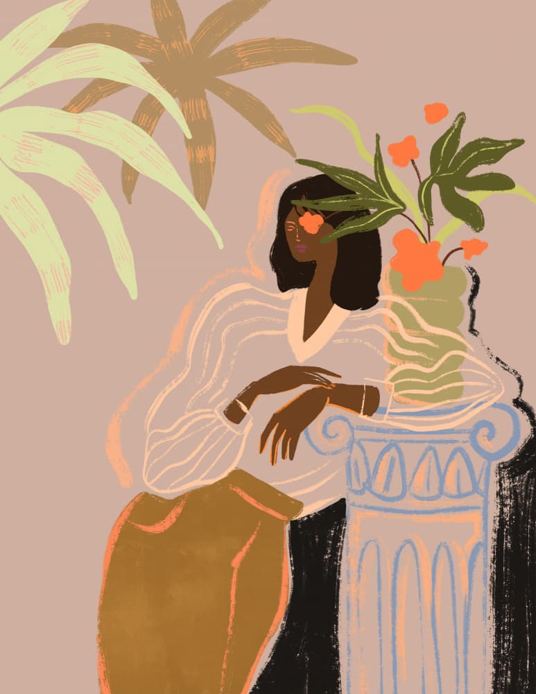 Waiting by Arty Guava — canvas wall art