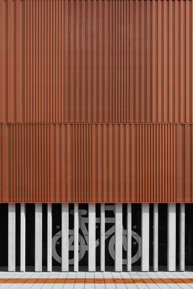 Geometric Bicycle Wall by Marcus Hennen — canvas wall art