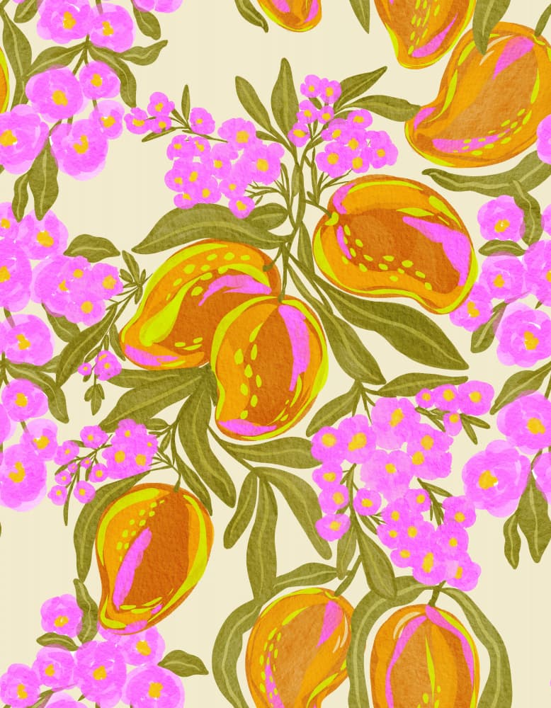 Vibrant Mango Blooms