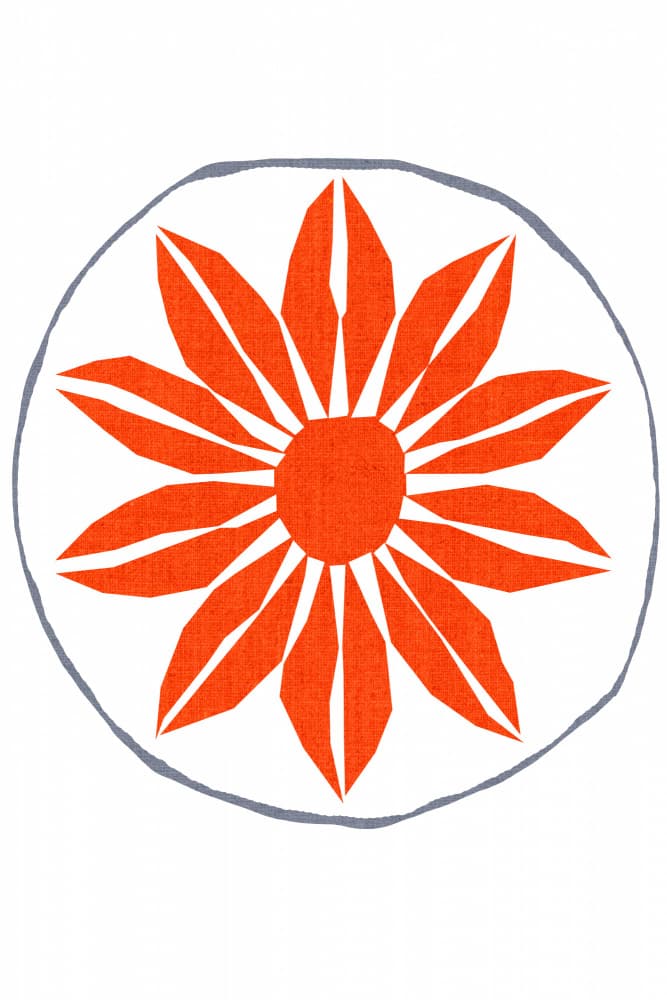 Vibrant Orange Bloom by cartissi — canvas wall art
