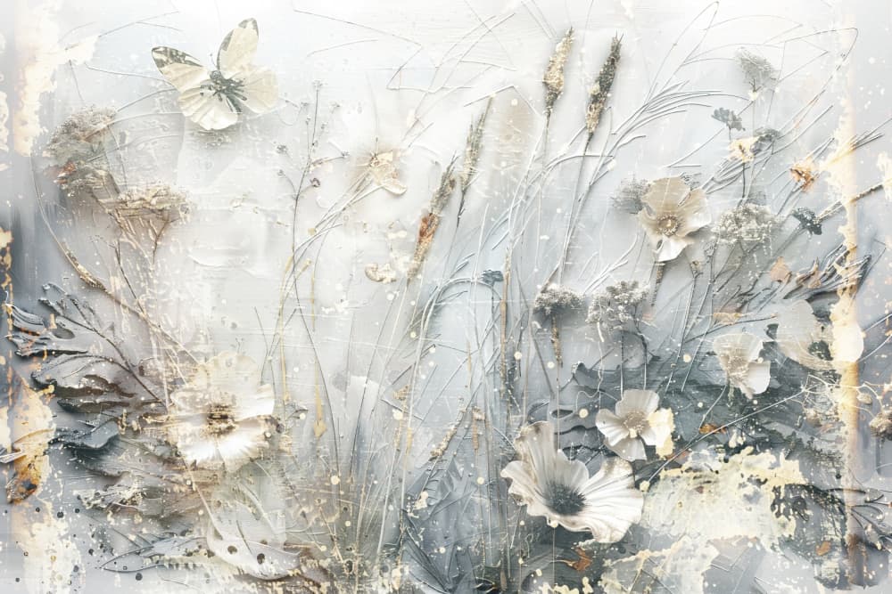 Ethereal Meadow Butterfly by Rafal Kulik — canvas wall art