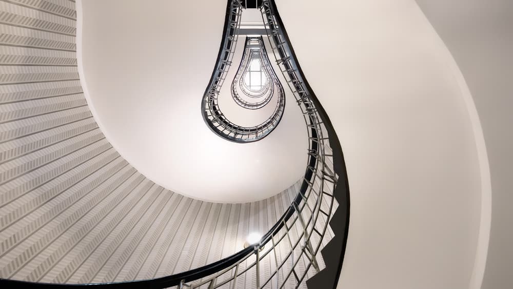 Modern Spiral Ascent by Jesús M. García — canvas wall art
