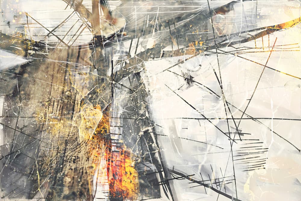 Dynamic Urban Abstract by Rafal Kulik — canvas wall art