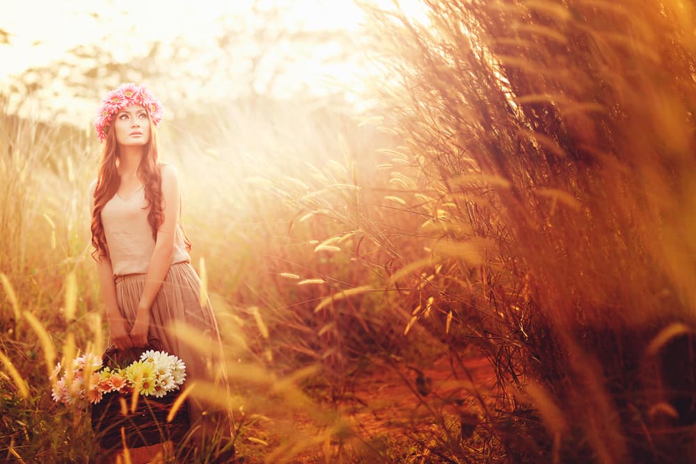 Golden Field Dreamer by Abr Abe — canvas wall art