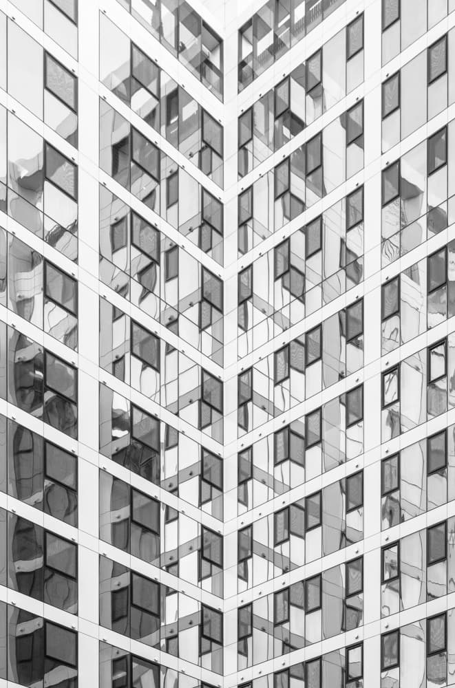 Modern Urban Geometry by Swen MUN — canvas wall art