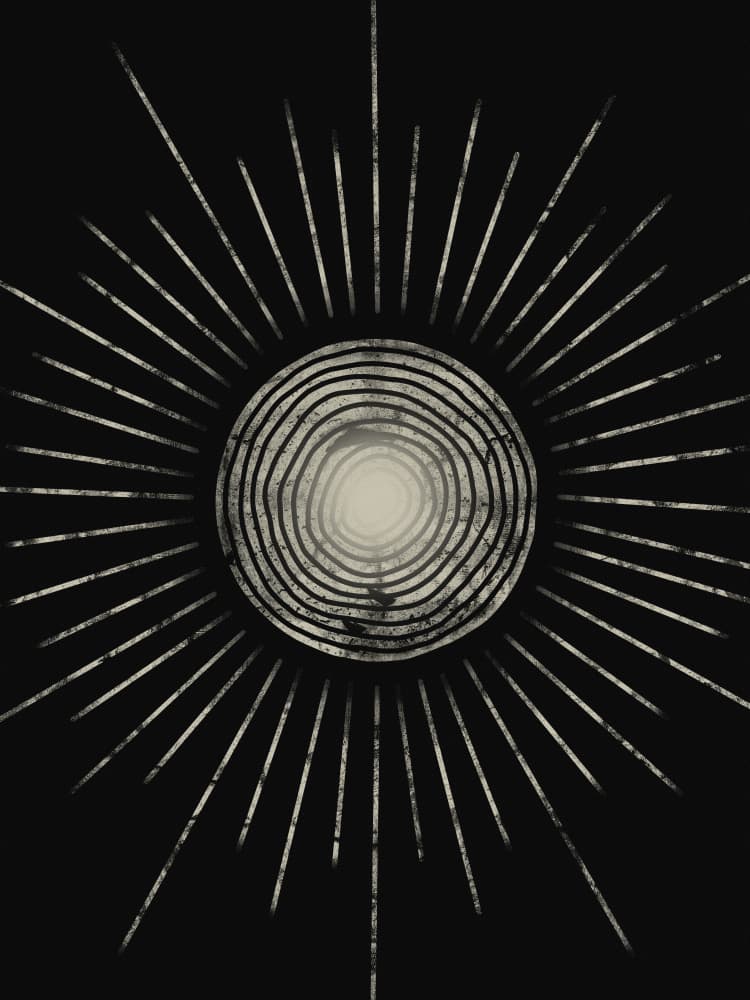 Mystic Sun Rays by Ema Paraschiv — canvas wall art