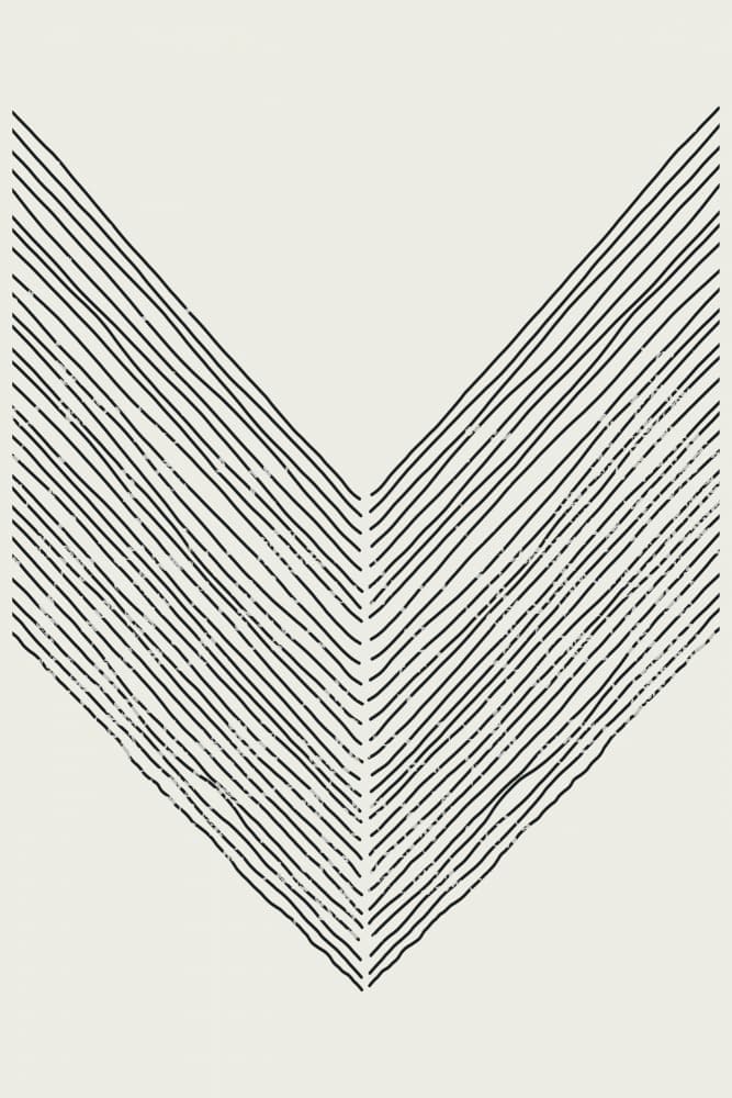 Textured Chevron Lines by jay stanley — canvas wall art