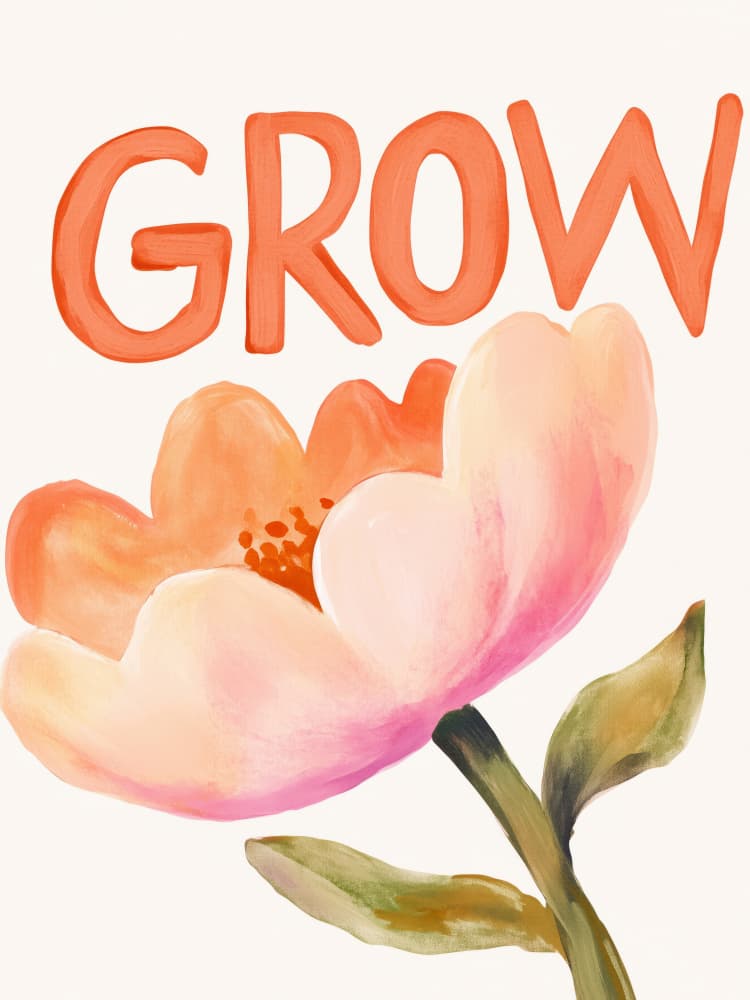 Grow by Treechild — canvas wall art