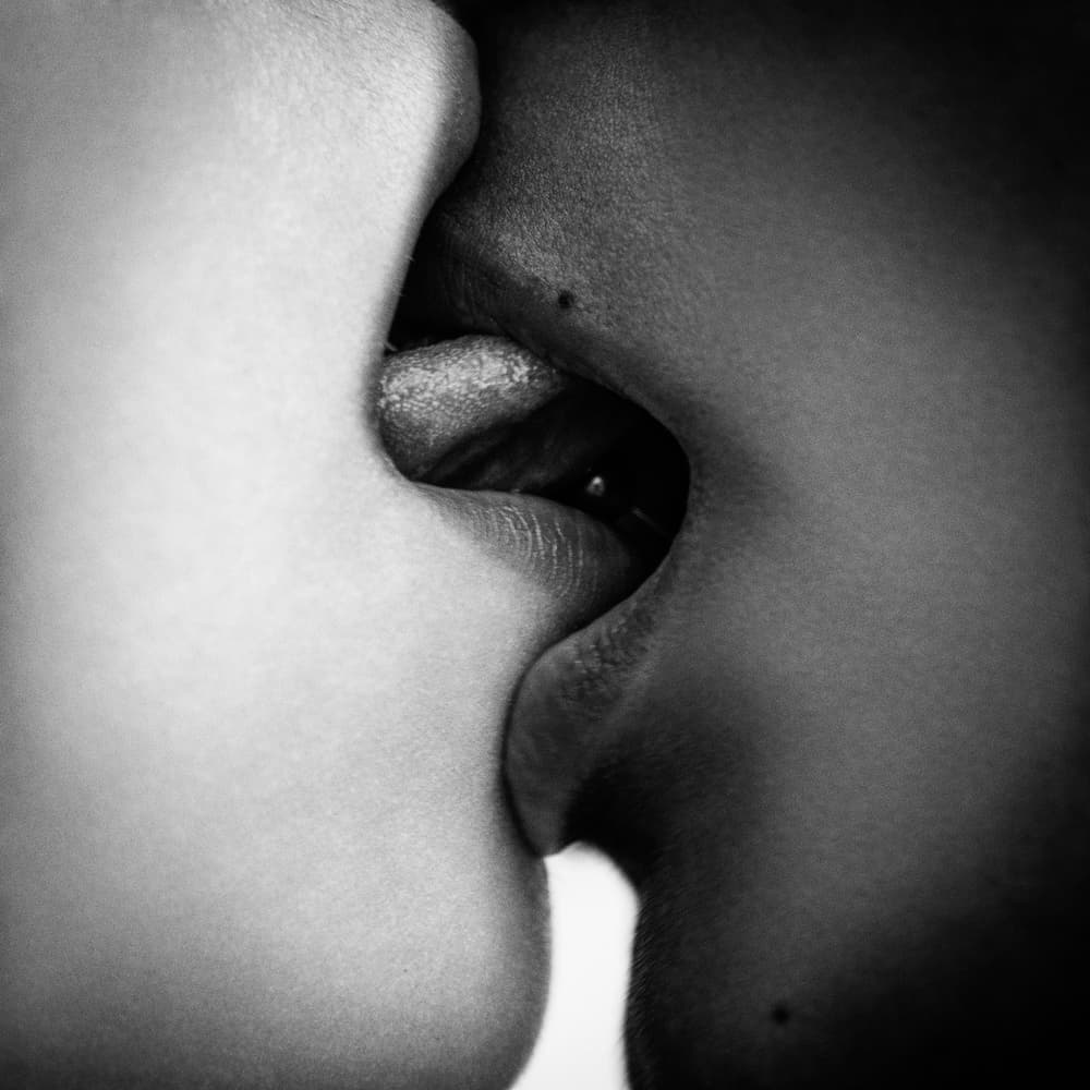 Passionate French Kiss by Jackson Carvalho — canvas wall art