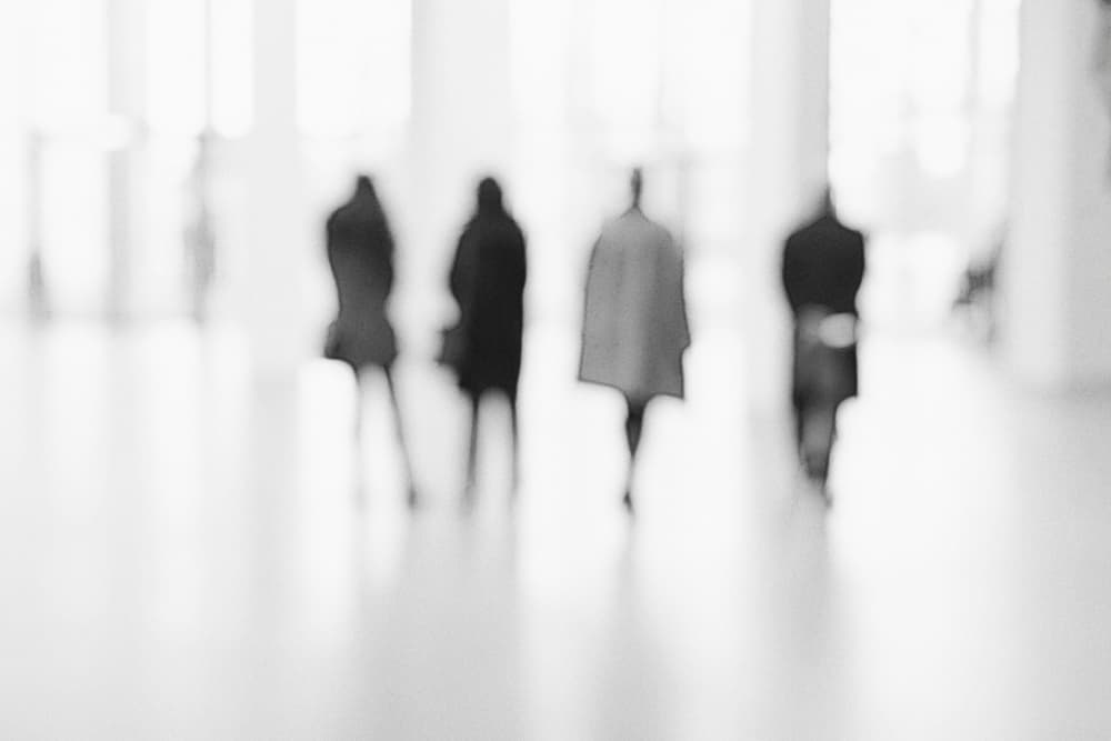 Silhouettes in Motion by Roswitha Schleicher-Schwarz — canvas wall art