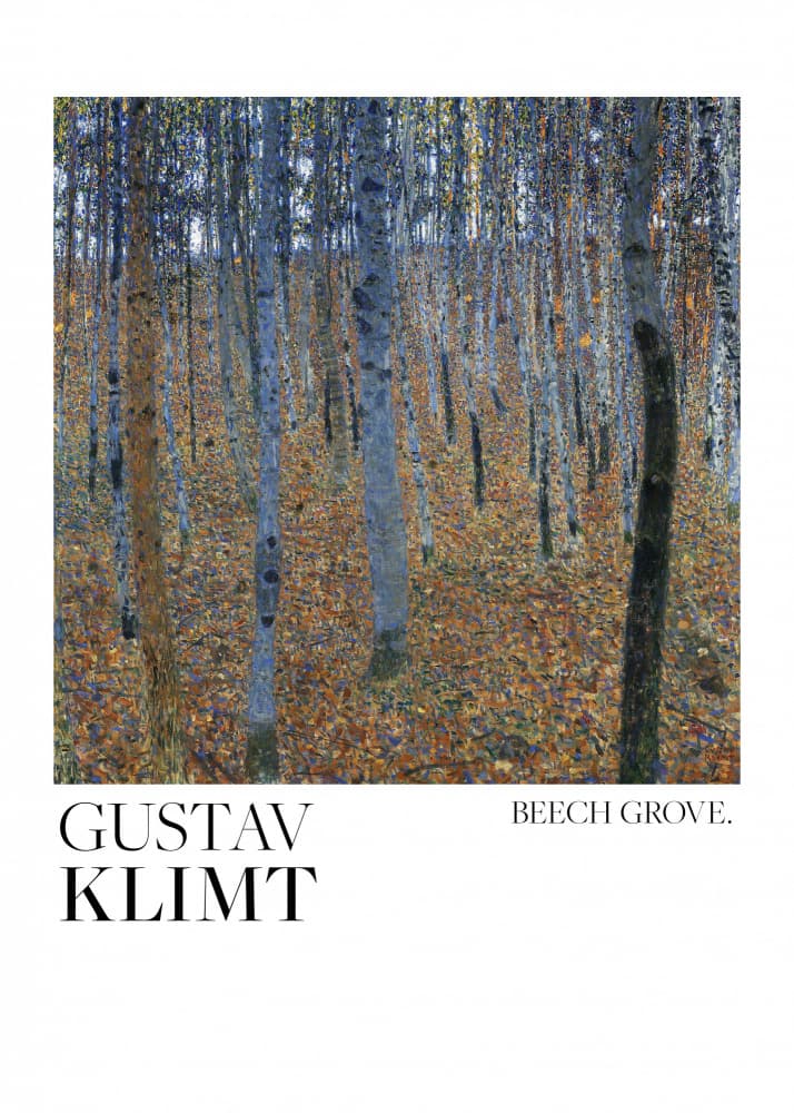 Beech Grove I (1902) Poster by Gustav Klimt — canvas wall art