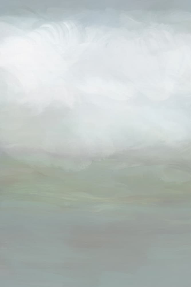 Misty Abstract Landscape by cartissi — canvas wall art