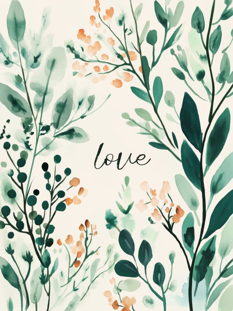 Whispering Leaves by Treechild — canvas wall art