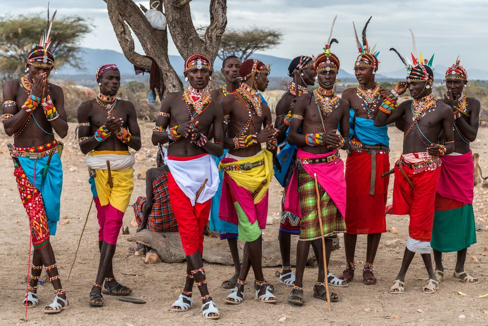 The Samburu boys by Jeffrey C. Sink — canvas wall art