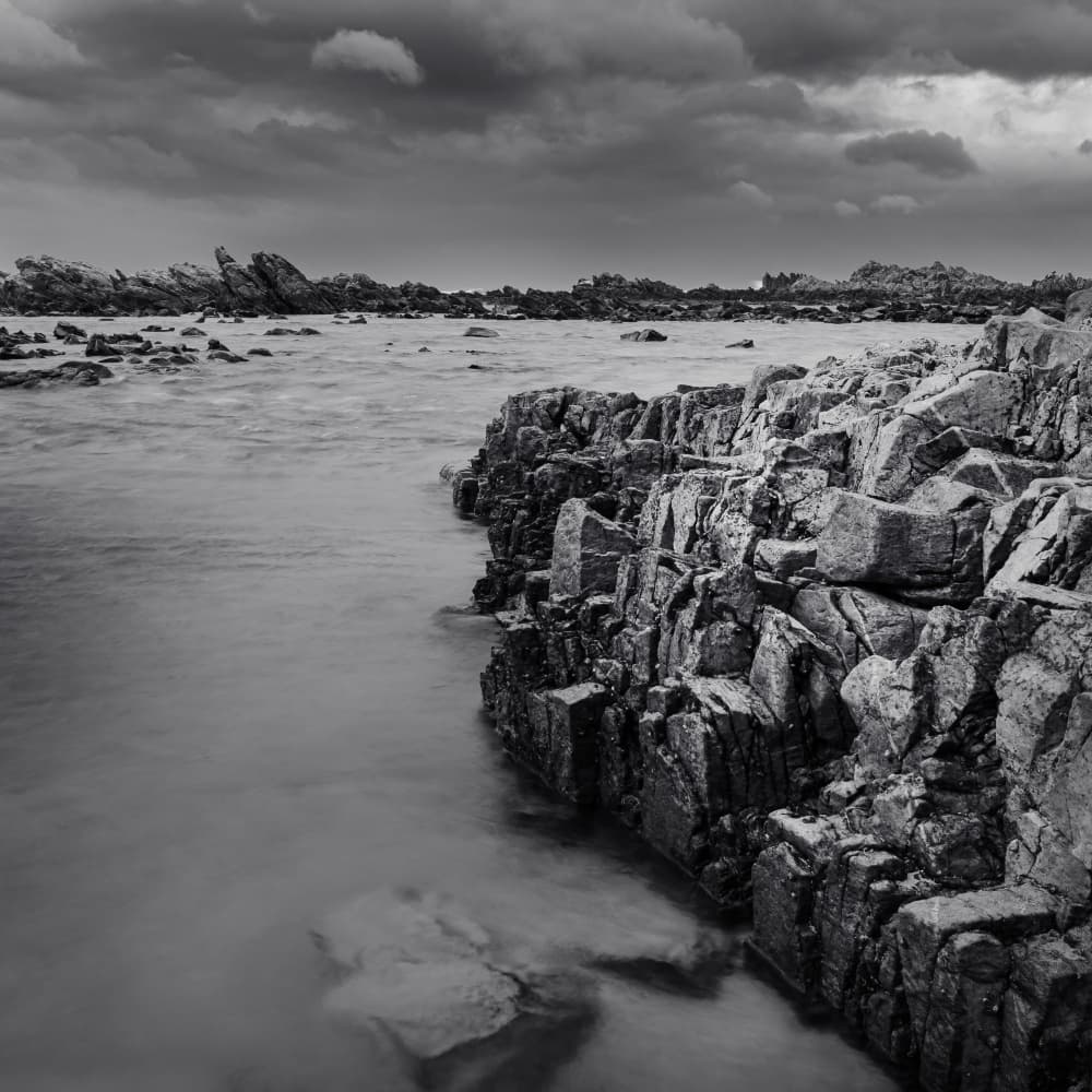 Dramatic Rocky Coast by Ray Truter — canvas wall art
