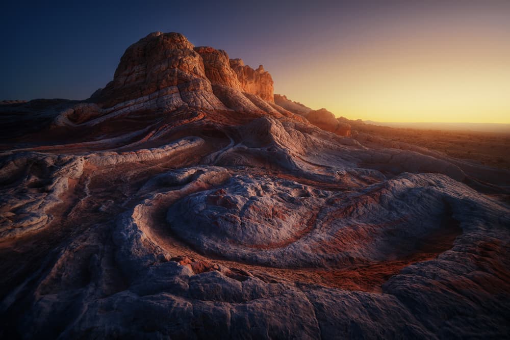 Golden Hour Desert Waves by Juan Pablo de Miguel — canvas wall art