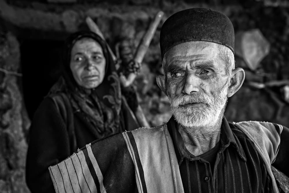 Traditional Couple Portrait by Mohammadreza Momeni — canvas wall art