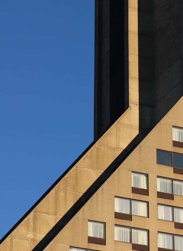 Geometric Building Angles by Andre Pelletier — canvas wall art