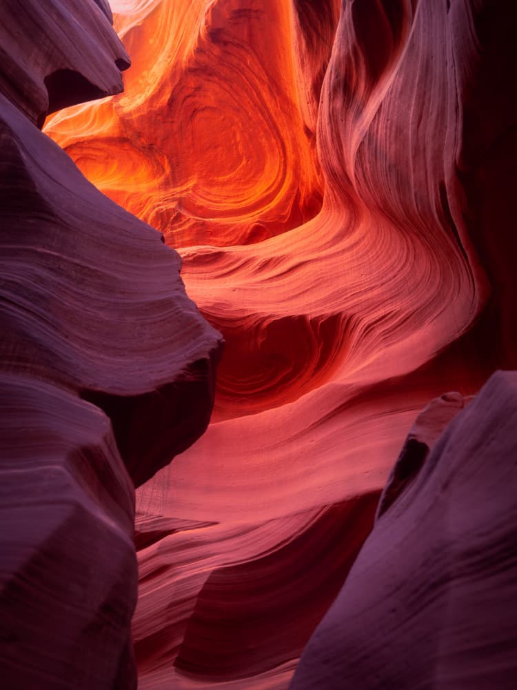 Canyon Light Waves by Jim Witkowski — canvas wall art