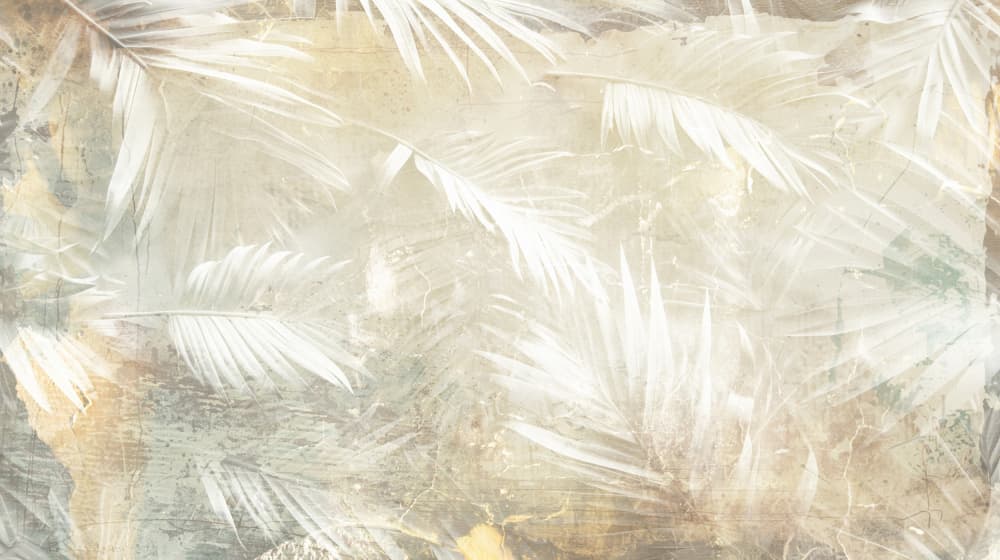 Ethereal Tropical Leaves by Rafal Kulik — canvas wall art