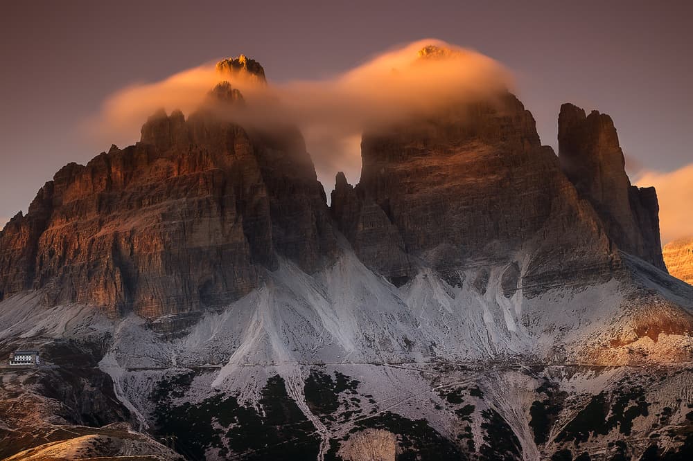 Dramatic Mountain Glow by Martin Kucera EFIAP AZSF — canvas wall art