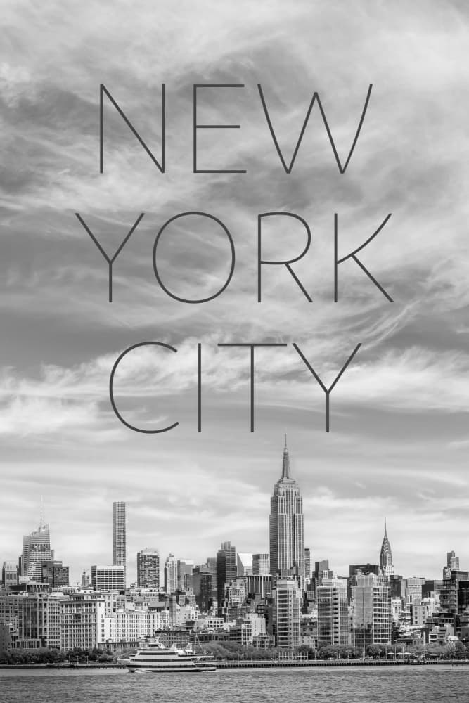 New York City Skyline by Melanie Viola — canvas wall art