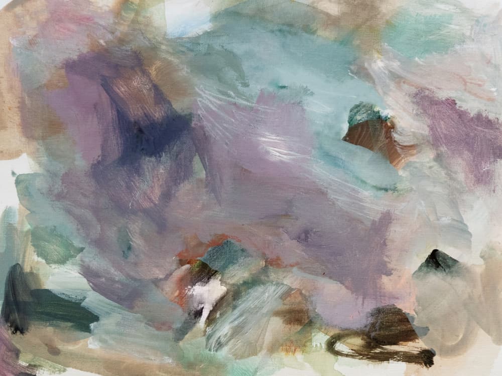 Soft Abstract Hues by Gemma Bardot — canvas wall art