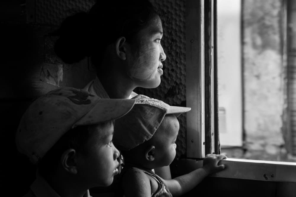 Family Window View by António Carreira — canvas wall art